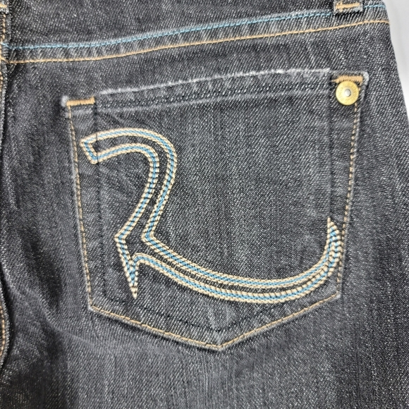 Rock & Republic Black Bootcut Jeans Size 24 - Picture 6 of 10
